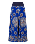 Megaflared Blue Flowers Pants