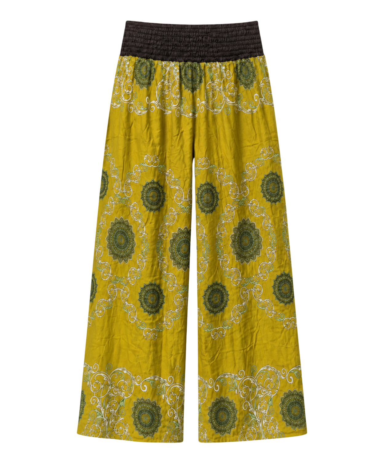 Megaflared Olive Pants