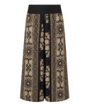 Megaflared Golden Paisley Pants